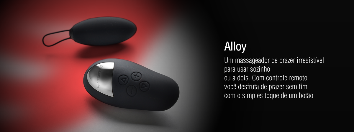 Massageador Íntimo Alloy Relax Intimate Preto